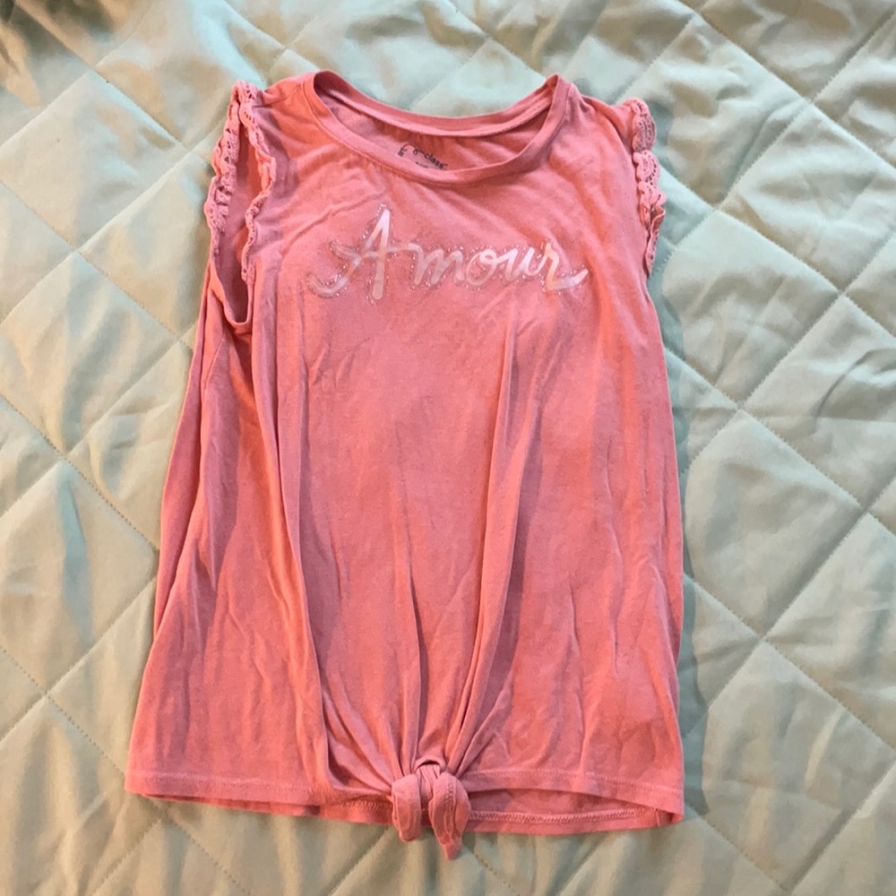 Pink shirt from art class size medium